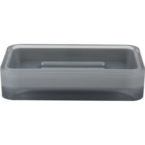 Porte Savon ANZIO en Plastique Gris MSV (1/3)
