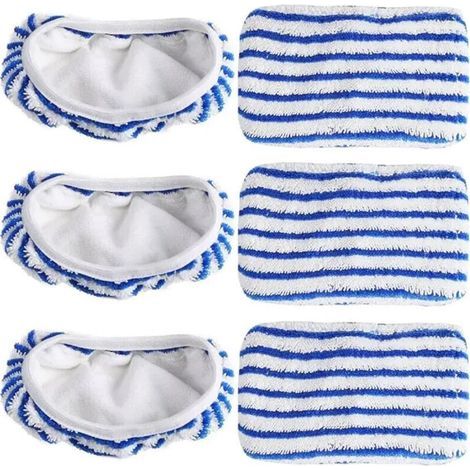 Lingettes Microfibre pour Nettoyeur Vapeur - Compatible avec Modèles Steam Power, Lot de 6 Pièces (1/5)