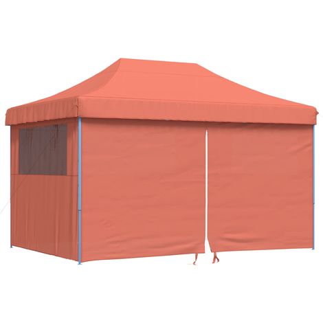 Maison Exclusive - Partyzelt Faltbar Pop-Up mit 4 Seitenteilen Te