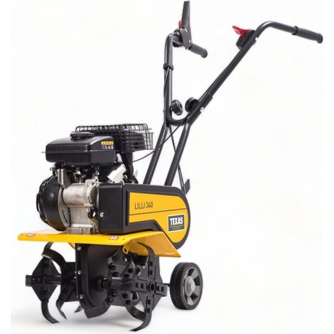 Motobineuse thermique 79 cm³ 1,9 cv – 4 fraises 40 cm – Moteur 4 temps – Pour terrains jusqu'à 500m² – Texas