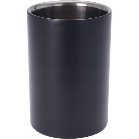 Tomado COOLER Expositor de vino negro compacto y moderno