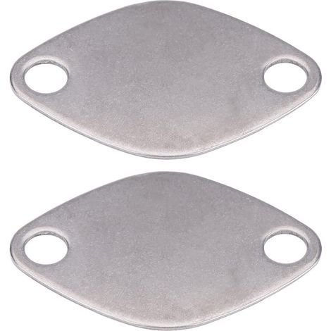 Bloc obturateur de valve d'EGR,Kit de Plaque d'Obturation de Valve avec Joint Plaque de Blocage pour Voiture+plaque vanne egr 1.6 hdi obturateur vanne egr 1+plaque obturation vanne egr 1+obturateur e (1/5)