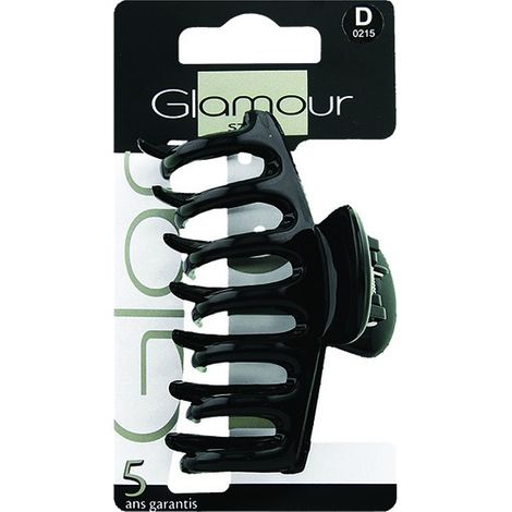 Pinza para el cabello Inter-Vion Glamour negra (1/2)
