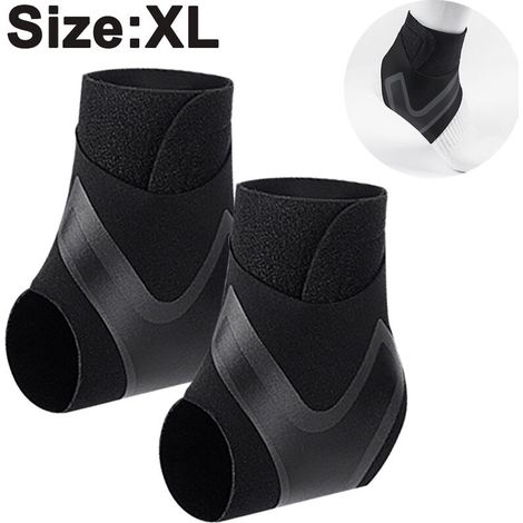 Cheville de soutien respirante pour femmes et hommes, chevillère élastique de protection sportive, chevillère ajustable pour un soutien optimal de la cheville. (1/5)