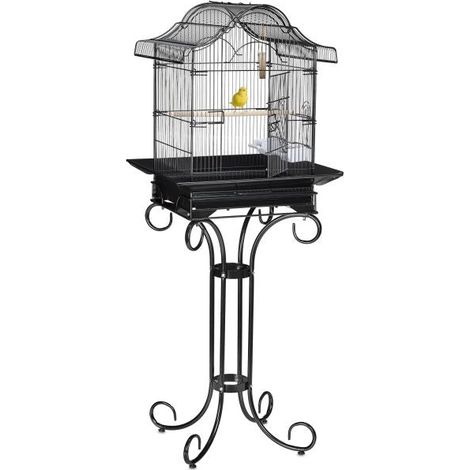 Black bird cage with stand (1/5)