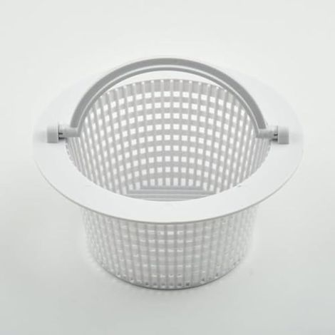 Panier écumoire de piscine pour accessoires de piscine hors sol, panier de rechange en plastique haute efficacité (avec poignée) (1/4)