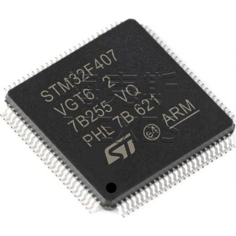 Elektronische Bauteile des STM32F407VGT6-Chips STM32F407VGT7, 5 Einheiten zum Zusammenbauen.