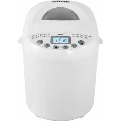 Machine a Pain - MEDION - 50073723 - 550 W - 19 programmes - Hublot - Blanc (1/5)