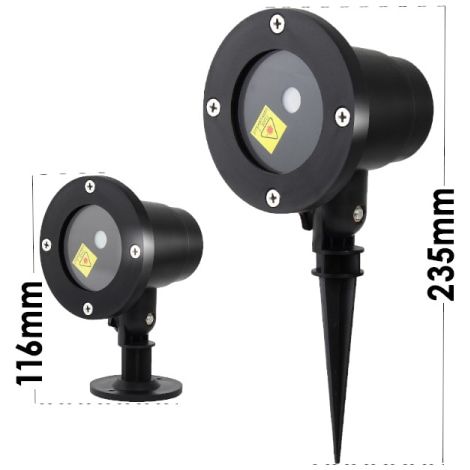 Projecteur laser étanche pour extérieur, ciel étoilé avec télécommande, conforme aux normes CE, éclairage décoratif de jardin, 6 couleurs, IP65, idéal pour fêtes et soirées (1/4)