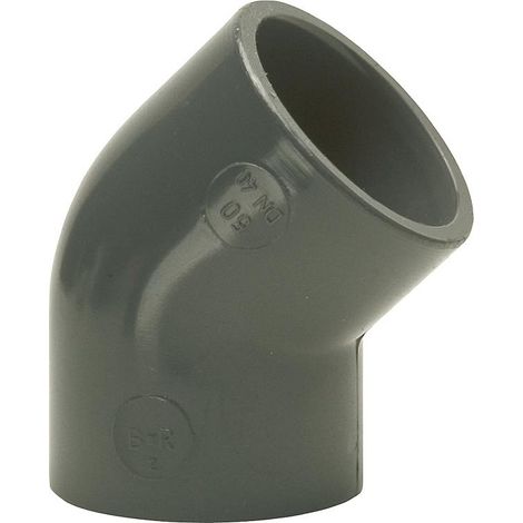 Coude PVC pression à 45° Ø 16