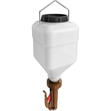 Distributeur de sauce suspendu de grande capacité (5,5 L) pour moutarde, salade, ketchup, mayonnaise, etc. (1/5)