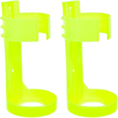 Soporte para extintor de incendios de ABS amarillo de 6 piezas para coche, camión y usos múltiples. (1/2)
