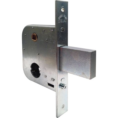 Serratura per cancelli e porte in ferro scrocco una mandata e mezza WELKA 07545000