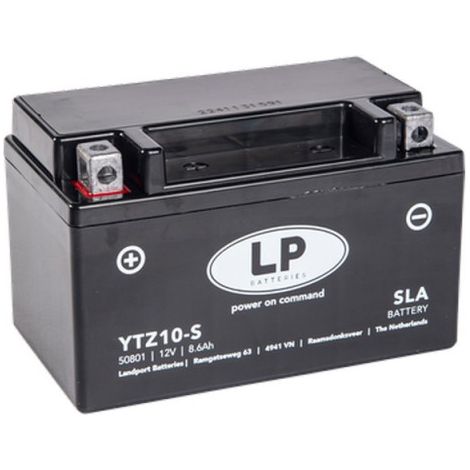 Batterie moto Landport AGM YTZ10-S YTZ10S SLA 12v 8.6ah 190A