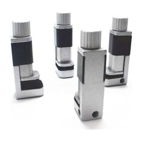 Kaelt - 4 Pièces Pince pour Écran de Smartphone,Pinces D'écran Clip De Fixation,Kit de Fixation pour Réparation d'Écran Réglable avec Tapis en Caoutchouc Antidérapant pour Smartphone,Ordinateur (1/4)