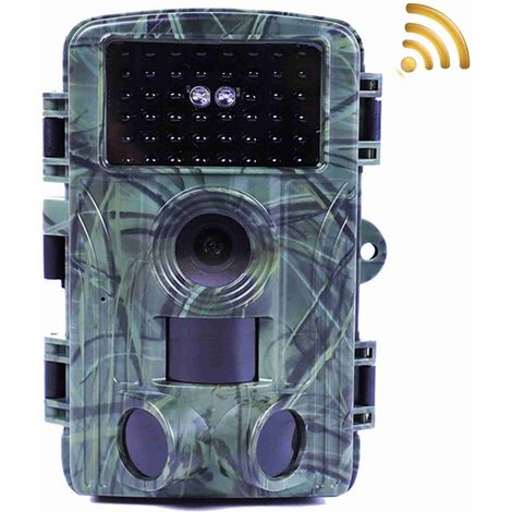Caméra de suivi des sentiers WiFi 4K 60mp, Vision nocturne, étanche, avec écran de 2 pouces, pour la surveillance de la faune en plein air (1/5)
