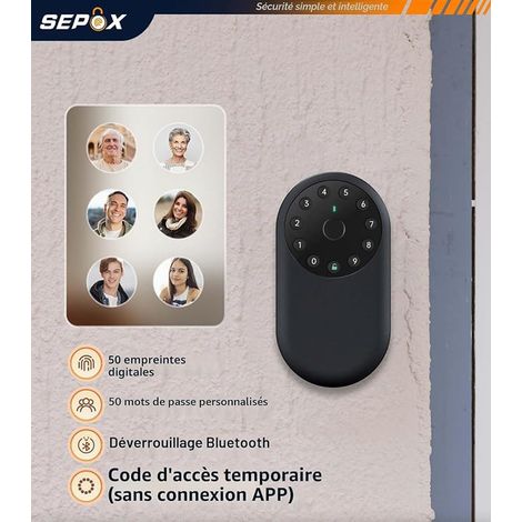 Bluetooth Smart Key Box Wall Safe Outdoor Waterproof (1/3)