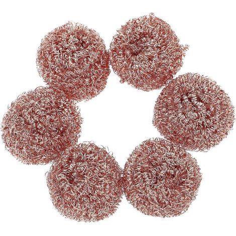 Lot de 6 éponges de nettoyage pour pannes de soudage : fil enroulé en cuivre étamé, éponges de nettoyage pour pannes en laiton, éponges à récurer pour station de soudage. (1/5)