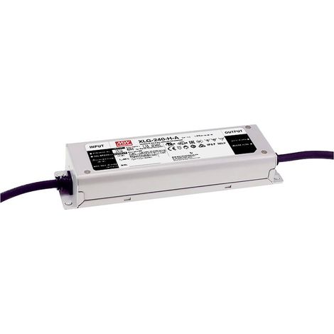 MEAN WELL XLG-240-M-A Driver per LED Potenza costante 239.4 W 700 - 2100 mA 90 - 171 V/DC adatto per mobili, adatto per