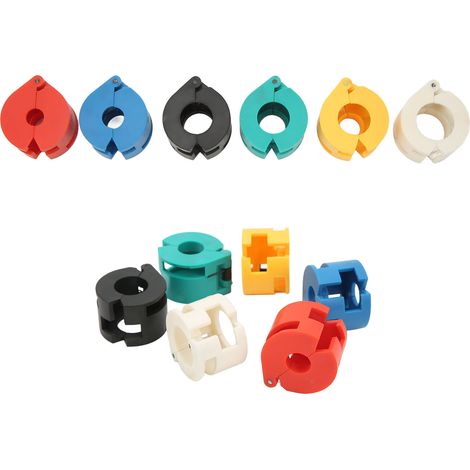 Lot de 6 déconnecteurs rapides pour durites de carburant et climatisation - Raccords à clips - Universel (1/5)