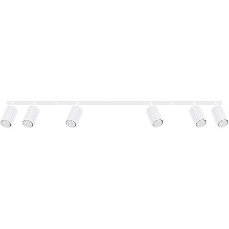Spot Lampe Aluminium GU10 verstellbar Weiß länglich Modern (1/5)