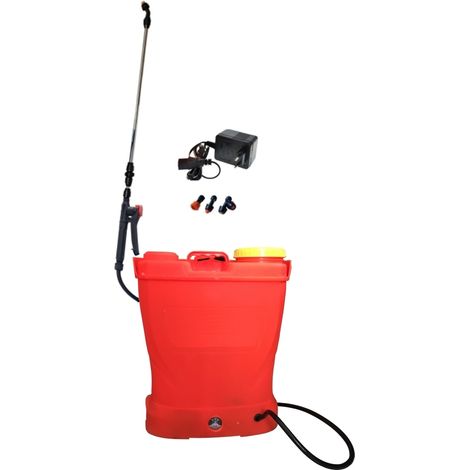 Irroratore/Spruzzatore/Pompa irroratrice a batteria ricaricabile 12V 16lt. a spalla/zaino - Mod. A