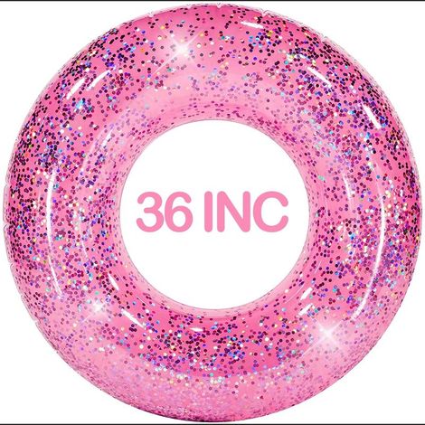 Bouée gonflable enfant Donut Coloré Lot de 2 Anneaux Natation Piscine Flotteur Mousse Raft Été Plage Fête Décor Cadeau Jouet de Bain (1/5)