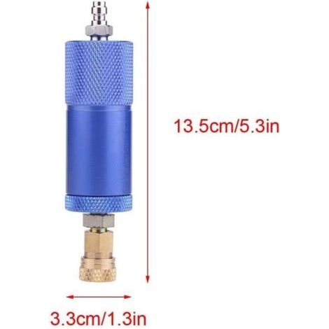 (11×3,5×3,5 cm) Separatore acqua/olio, filtro per compressore d'aria, regolatore di umidità ad alta pressione, separatore con filettature maschio e femmina - Compressore PCP, pistola ad aria compressa (1/3)
