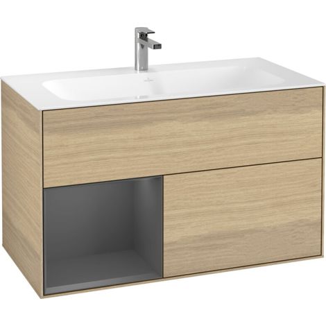 Villeroy & Boch F030GKPC Meuble sous-lavabo Finion F03 (1/2)