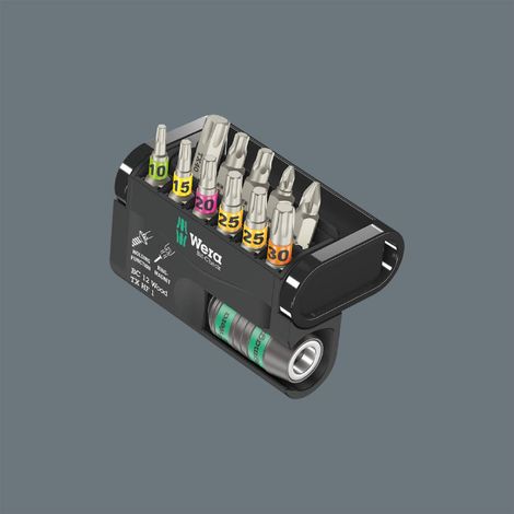Wera Bit-Check 12 Wood TORX HF, 12 pezzi con funzione di tenuta