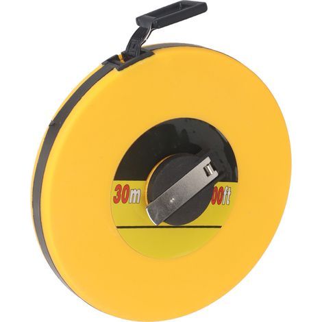 30m fiberglass measuring tape for on-site measurements, flexible measuring tool for topographic surveys of buildings (1/5)