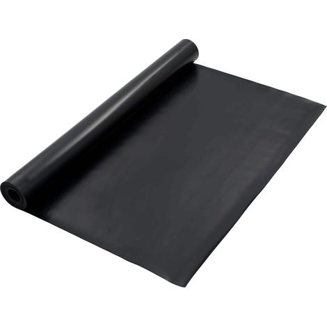 Tappeto per pavimento Nero 1,2 x 5 m Gomma vidaXL