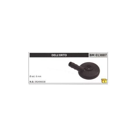 Tubo pipa arrivo DELL'ORTO per carburatore Ø esterno 6 mm 092490038