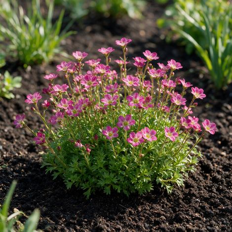 Saxifrage arendsii Purpurea 20cm Godet 9cm - Saxifrago (1/4)