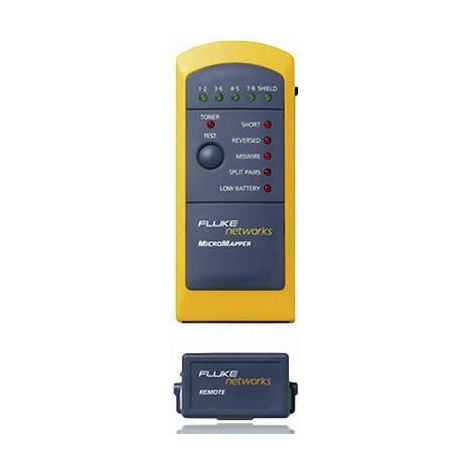 Tester di Rete Fluke Networks MICROMAPPER MT-8200-49A con Strumento di Misurazione dei Cavi per Diagnostica e Verifica Connessioni