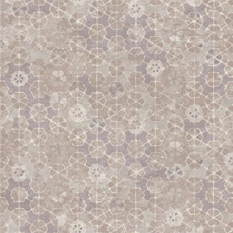 BRICOFLOR Papier peint gris intissé vinyle | Papier peint campagne chic | Papier peint cuisine & salle de bain | Papier peint original vintage - 10,05 x 0,53 m (1/5)