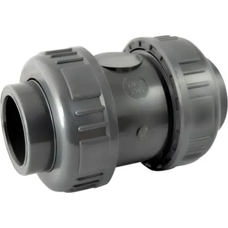 PVC-Druckrückschlagventil mit Feder, zum Kleben 25 mm Innengewinde