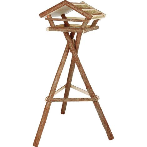 Mangiatoia per uccelli Trixie natural living tetto in erba 48x27x46 cm (1/4)