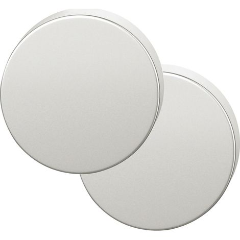 FSB Rosette Blindabdeckung rund Feuerschutz 12173500000 - Lochung Blind, Aluminium silber eloxiert - 1 Paar