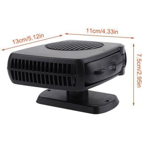 Chauffage D'appoint - Ventilateur Chauffage 12V - Pour Voiture - 200 W - Protection Contre La Surchauffe - Compact Portable - 1 Pièce (1/4)