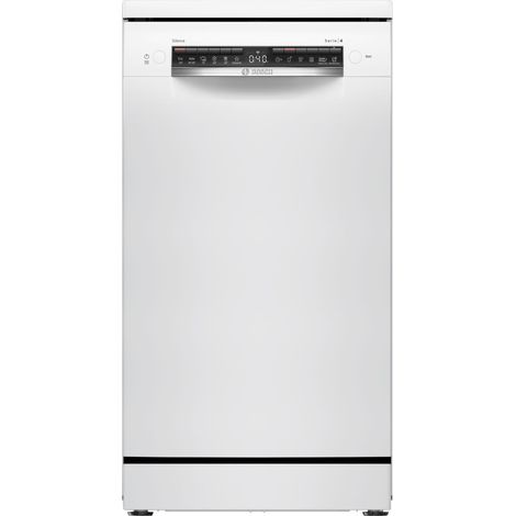 Bosch Serie 4, Lavavajillas de libre instalación, 45 cm, Blanco, SPS4HKW49E
