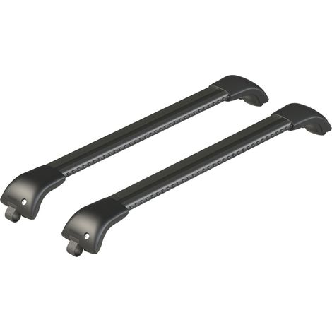 Silenzio CX Black, set completo barre portatutto in alluminio - 99 cm + 94 cm - Origine RL - C400