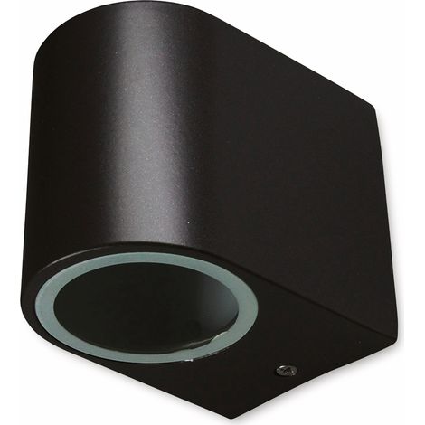 CHILITEC Applique murale LED CTW-1, noire, 1x GU10, IP44, max. 35 W
