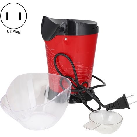 Distributeur de pop-corn électrique portable 1200W sans huile, air chaud, mini machine à pop-corn domestique (prise US 110V) (1/5)