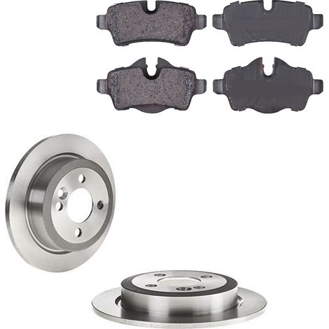 KIT FRENI POSTERIORI compatibile con MINI ROADSTER (R59) - DISCHI + PASTIGLIE OEM: P 06 052 / 17866 , 18150 /SOSTITUZIONE DIRETTA/BASSA POLVERE/SILENZIOSO (1/5)