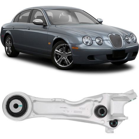 Kompletter linker vorderer Querlenker für Jaguar 2002-2015 C2P24862 C2C36867, obere Dreiecksaufhängung, OEM-Ersatzteil, hochbelastbarer Stahl, direkter Ersatz, Qualitätsgarantie. (1/5)