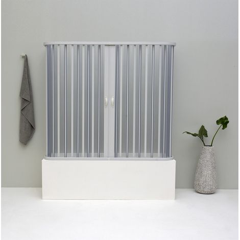 BOX VASCA SPACE TRE LATI 70x170x70 CM RIDUCIBILE A 70x160x70 CM A SOFFIETTO IN PVC (1/4)