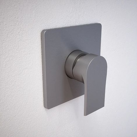 Mitigeur encastré pour douche monocommande nickel brossé Rita (1/3)