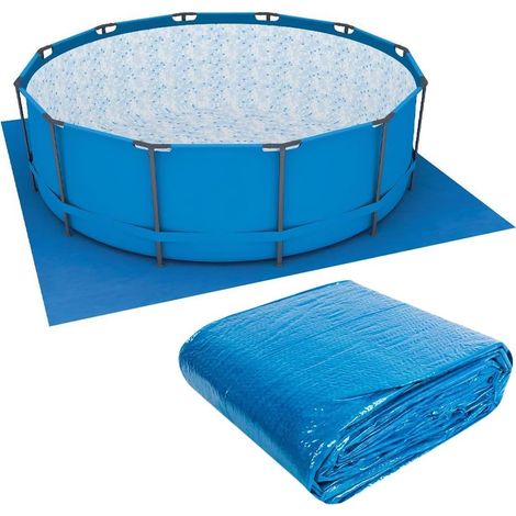 Tapis de sol pour piscine ronde (1/5)