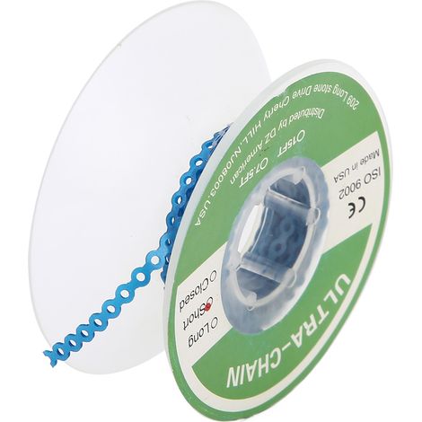 Chaîne élastique orthodontique dentaire bleu foncé, accessoire de traitement dentaire, lot de bracelets élastiques colorés pour appareil dentaire (1/5)